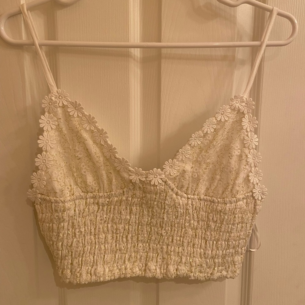 Princess Polly cropped lace tiny top